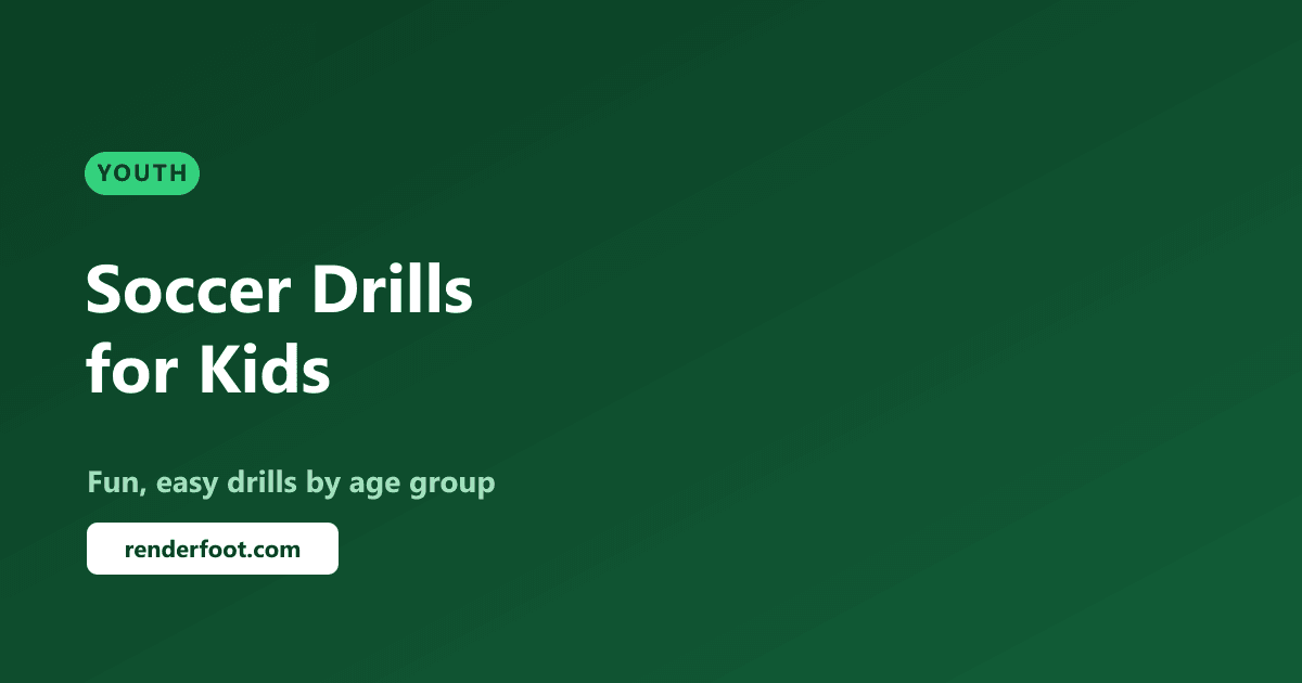 Soccer Drills for Beginners & Kids: Fun, Easy Drills by Age