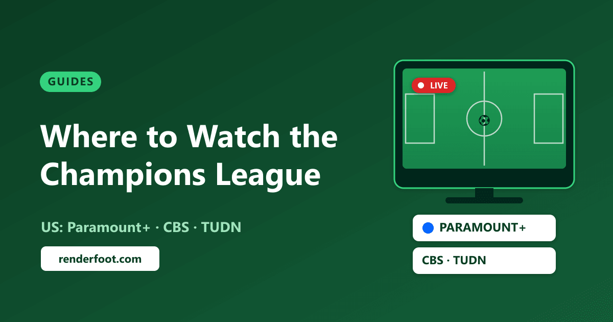 What Channel Is the Champions League On? (US 2026/27 Guide)
