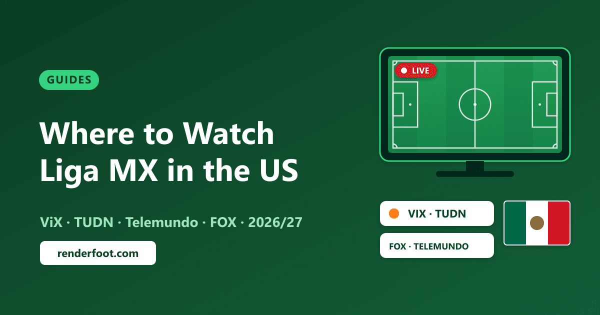 Where to Watch Liga MX in the USA (2026/27): ViX, TUDN, FOX & Free Options