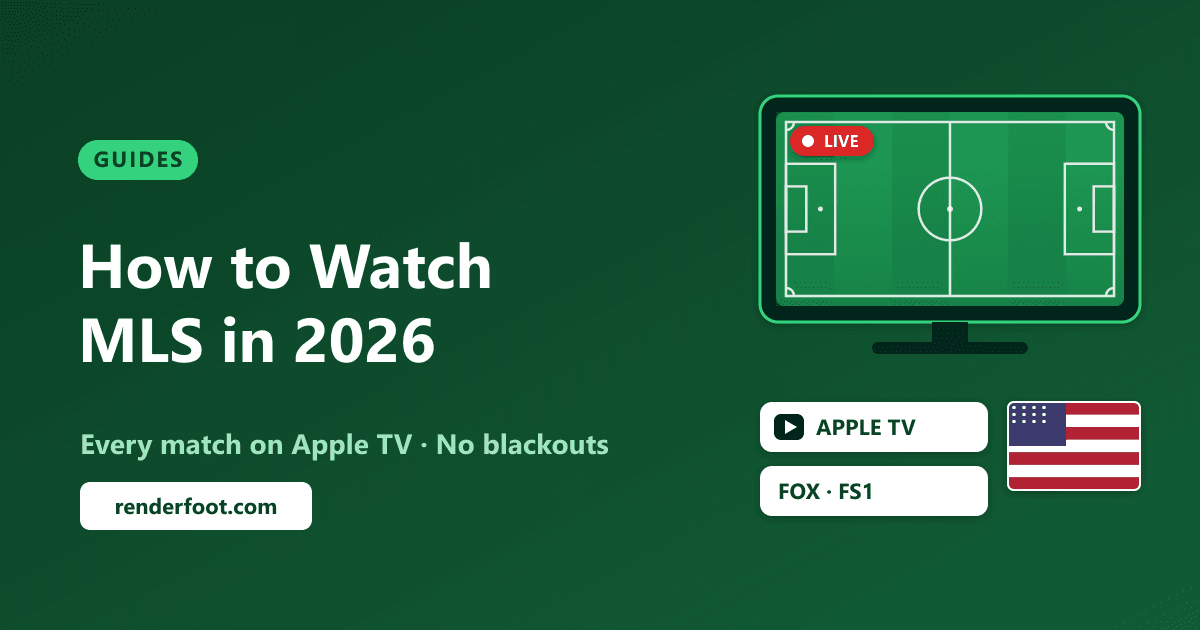 How to Watch MLS in 2026: Season Pass Is Gone — Every Match Is on Apple TV
