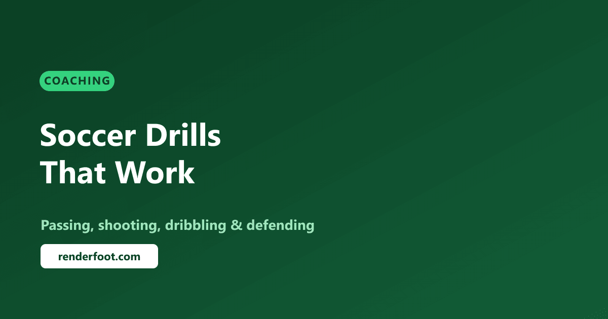 Soccer Drills: 12 Best Drills for Every Skill (With Diagrams)