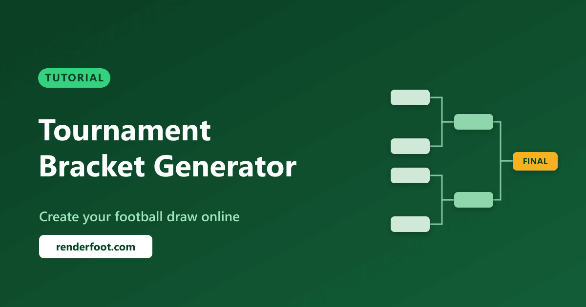 Tournament Bracket Generator: Create Your Football Draw Online