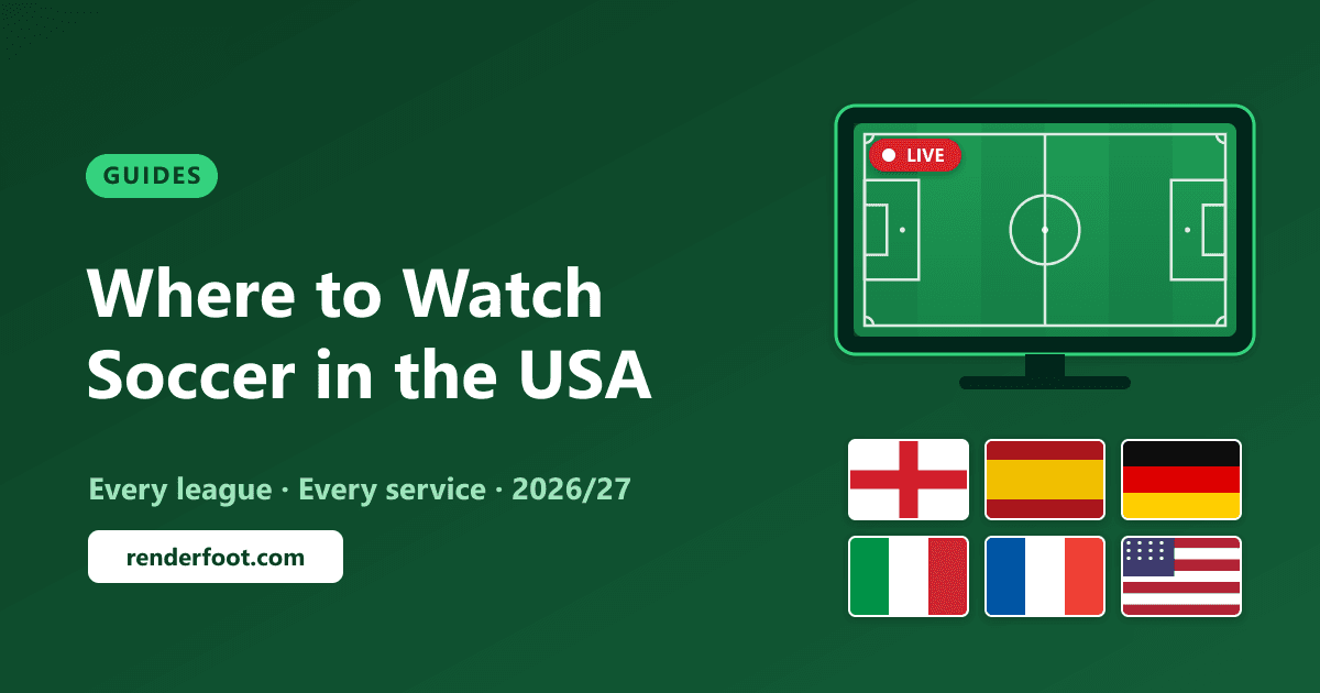Where to Watch Soccer in the USA (2026/27): Every League & Streaming Service