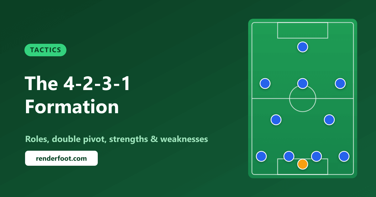 The 4-2-3-1 Formation Explained: Roles, Double Pivot, Strengths & Weaknesses