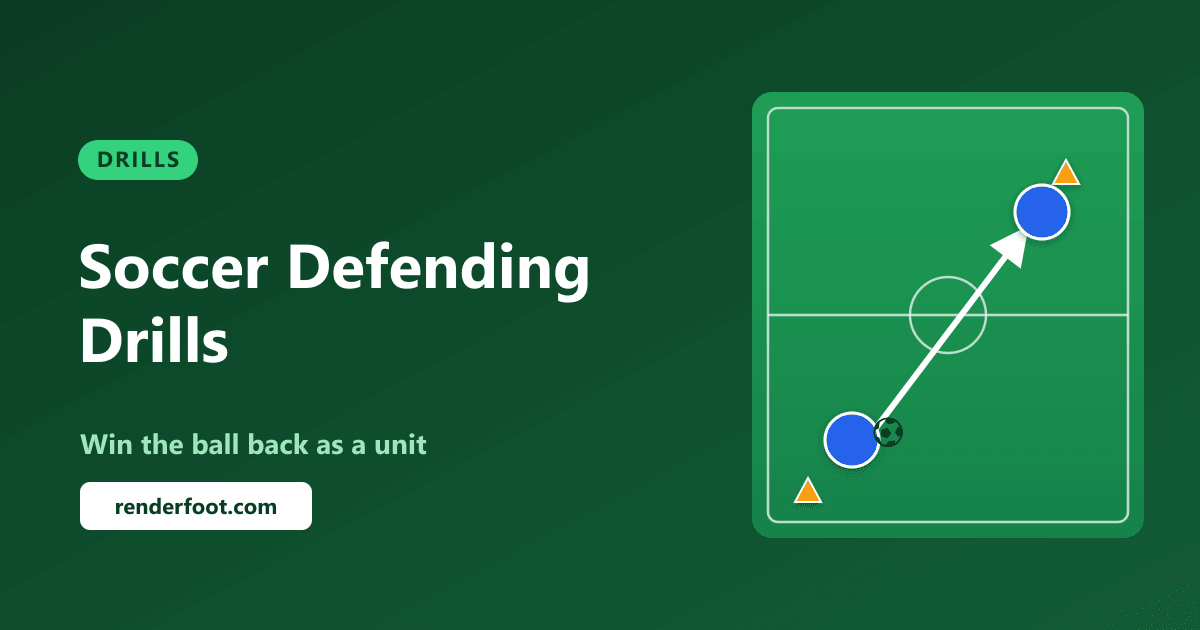 Soccer Defending Drills: 6 Drills to Win the Ball Back