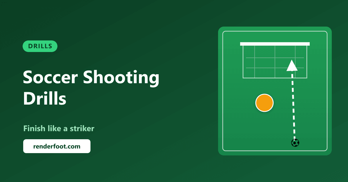Soccer Shooting Drills: 7 Finishing Drills (With Diagrams)