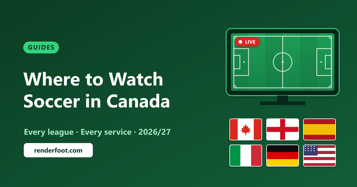 Where to Watch Soccer in Canada (2026/27 Guide)