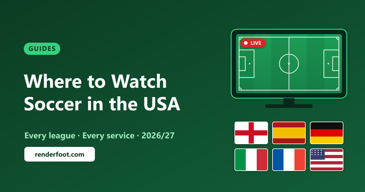 Where to Watch Soccer in the USA (2026/27): Every League & Streaming Service